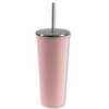 22 oz. Stainless Steel Tumbler with Straw