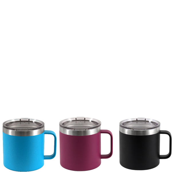 14 oz stainless steel green urbana travel mug [3135103