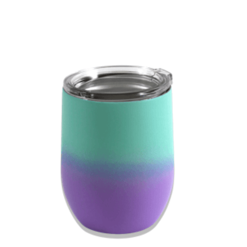 Green Canteen 40 oz. Double Wall Stainless Steel Teal/Purple Tumbler with Handle (2-Pack)