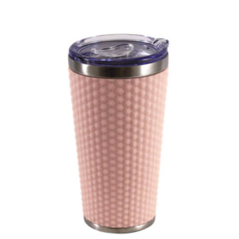 Tumbler 16 OZ, Double wall Travel Mug (Inner Stainless Steel, outer  transparent shell) - Texas Rhinestone