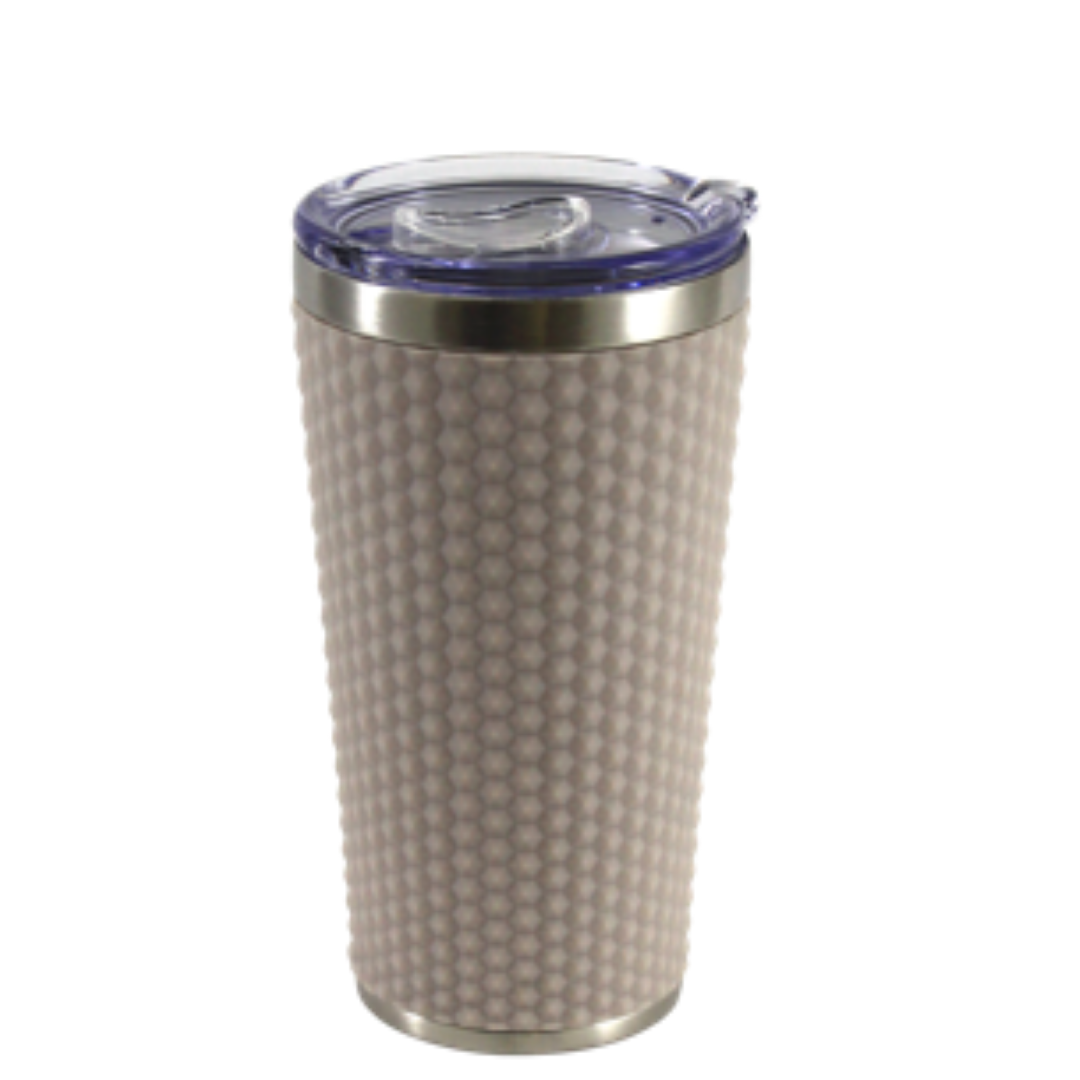 Green Canteen 24oz Double Wall Textured Tumbler with Straw - White