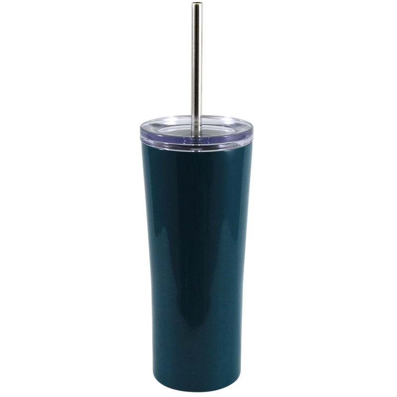 Lagom Insulated 16oz Stainless Steel Tumbler with Straw